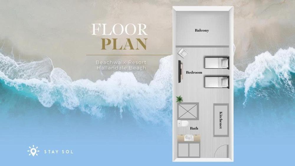 Upper studio - Balcony - Pool - Gym - Near Beach